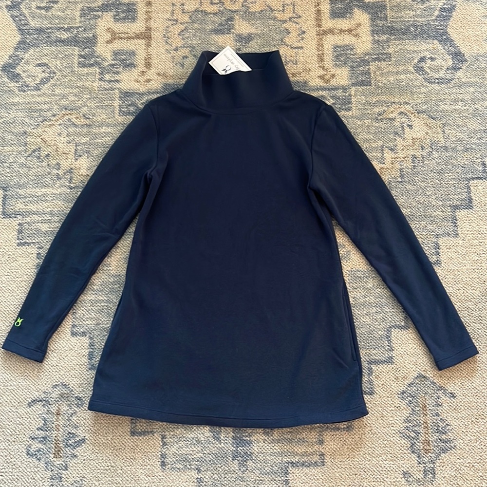 Dudley Stephens Cobble Hill Navy Terry Fleece
